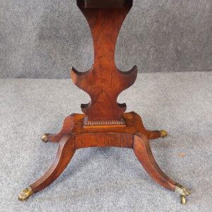 19th Century Rosewood One Drawer Inlaid Table