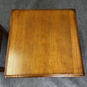 Pair of Mission Style Solid Oak End Tables