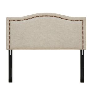 New Queen Size Upholstered Headboard with Bronzed Nail Head Trim