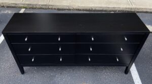 American-Made Modern Black Dresser 