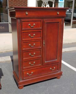 Traditional Carved Chiffonier Chest of Drawers