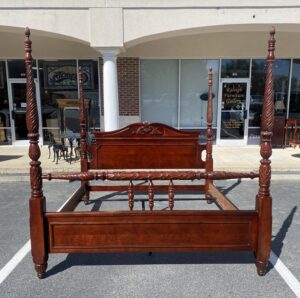 Traditional Carved King Size Bed Frame