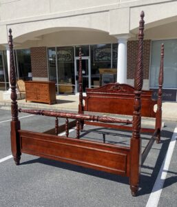 Traditional Carved King Size Bed Frame