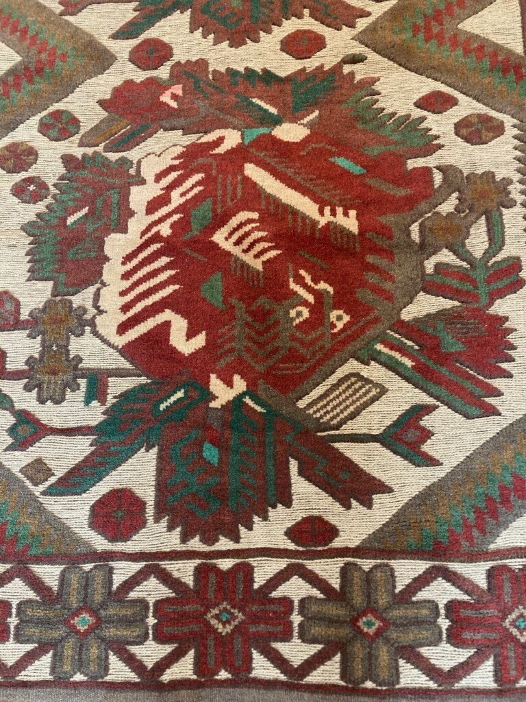 4 x 6 Caucasian Tajik Hand Made Rug 4 x 6 Caucasian Tajik Hand Made Rug