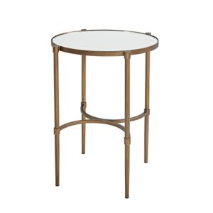 New Oval Mirror Top Accent Table