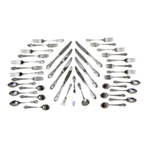 Sterling Silver Towle "Legato" Flatware Set for 8 with Additional Pieces