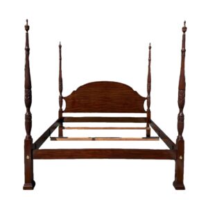 Henkel Harris Solid Mahogany King Size Bed Frame Model No. 151