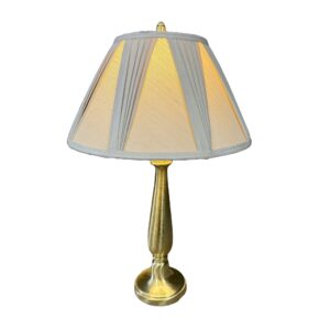 Stiffel Solid Brass Table Lamp & Shade