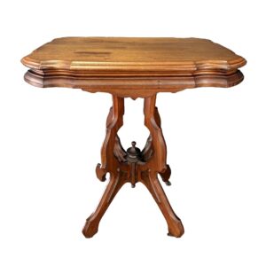 19th Century Solid Walnut Accent Table