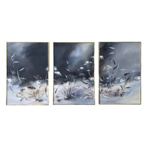 Original Triptych of Wildflowers