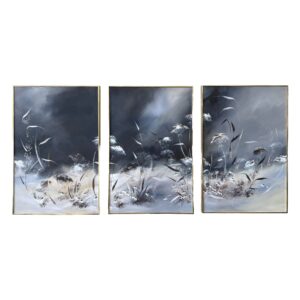 Original Triptych of Wildflowers