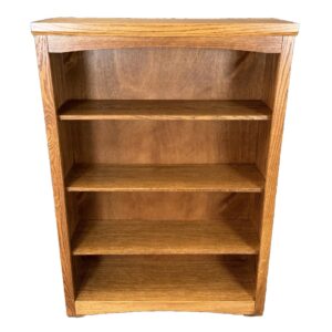 Aspen Furniture Oak Three Shelf Bookshelf