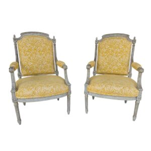 Pair Of Louis XVI Style Armchairs