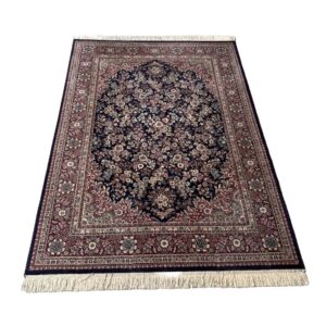 6x9 Navy Blue & Red Area Rug