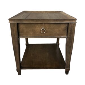 Hammary Furniture Side Table with Deepwell Top