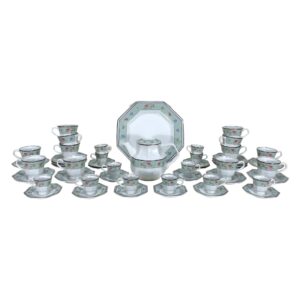 Schmidt Tea and Demitasse China Set for 12