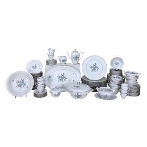 Konigl. pr. Tettau Royal Tettau China Set for 12 with Additional Pieces
