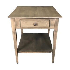 NEW Leisters Furniture Gray Side Table