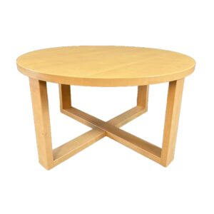 Leisters Furniture Round Maple Coffee Table