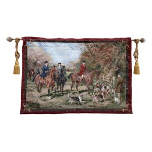 Fox Hunt Scene Tapestry