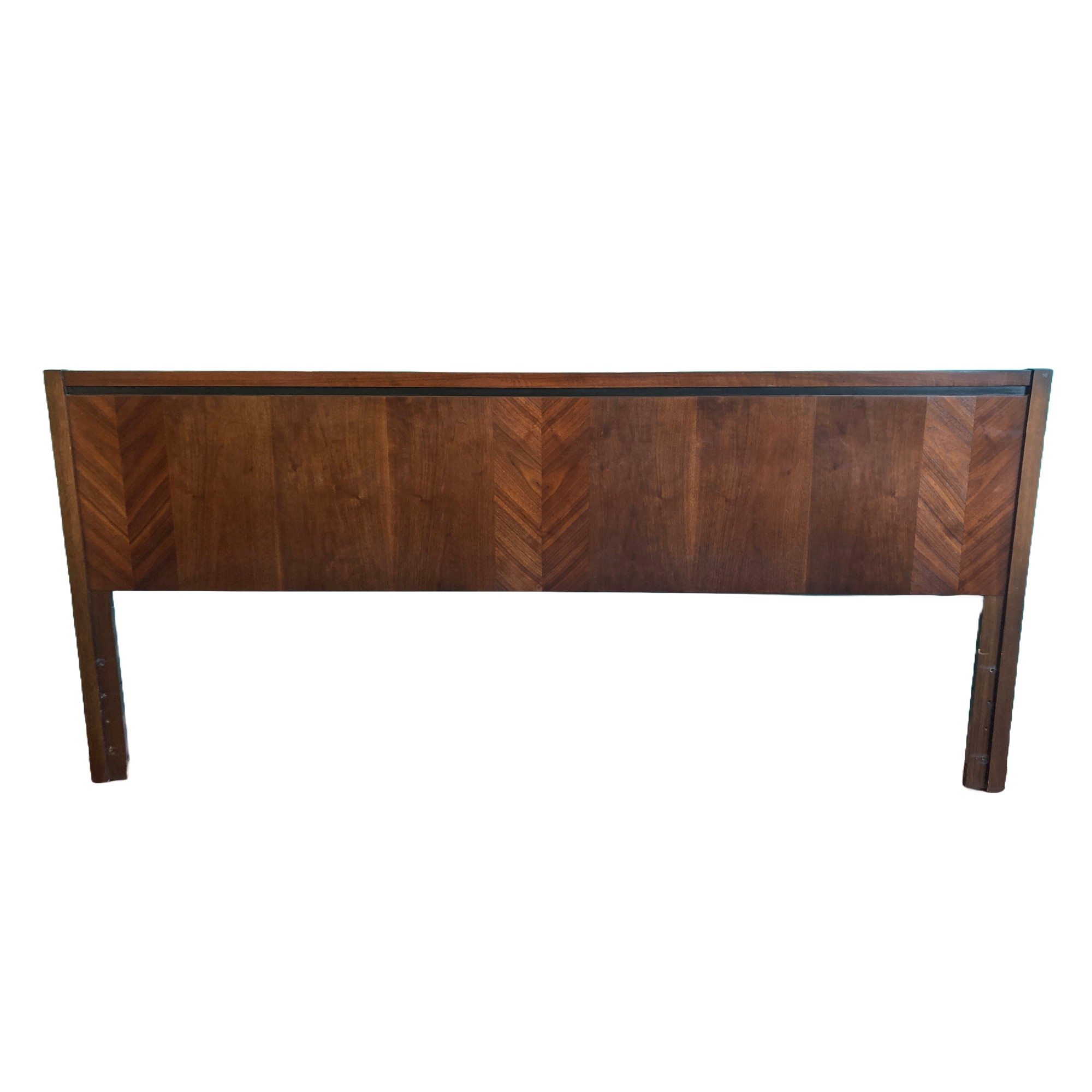 Mid Century Walnut King Size Headboard