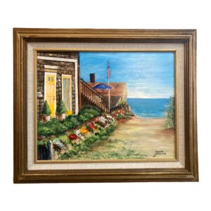 'Cozy Summer Cottage' Painting by Cary, NC/Massachusetts Artist