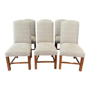 Set of 6 Upholstered Dining Chairs