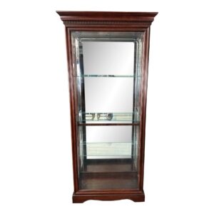 Philip Reinisch Curio Cabinet with Etched Glass Front
