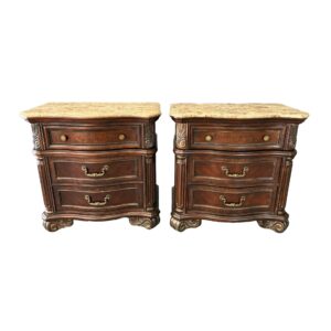 Pair of Art Furniture Regal Collection Nightstands
