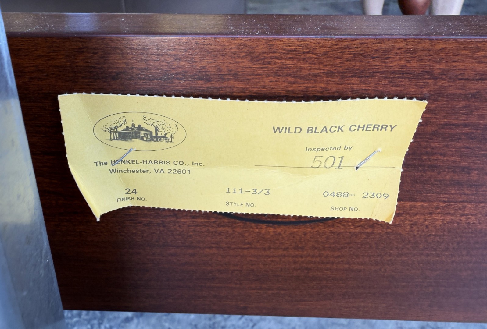 Pair of Henkel Harris Solid Cherry Twin Poster Bed Frames Pair of Henkel Harris Solid Cherry Twin Poster Bed Frames