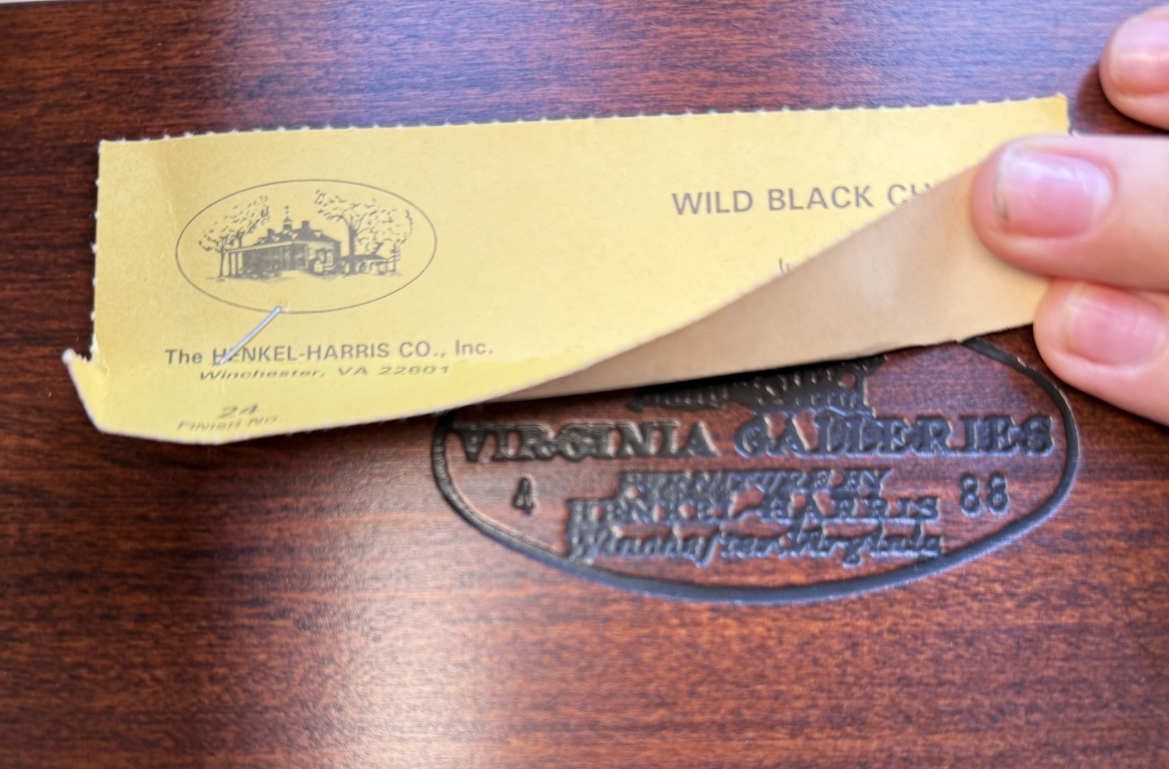 Pair of Henkel Harris Solid Cherry Twin Poster Bed Frames Pair of Henkel Harris Solid Cherry Twin Poster Bed Frames