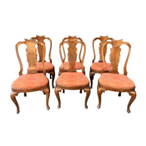 Set of 6 Antique Italian-Made Dining Chairs