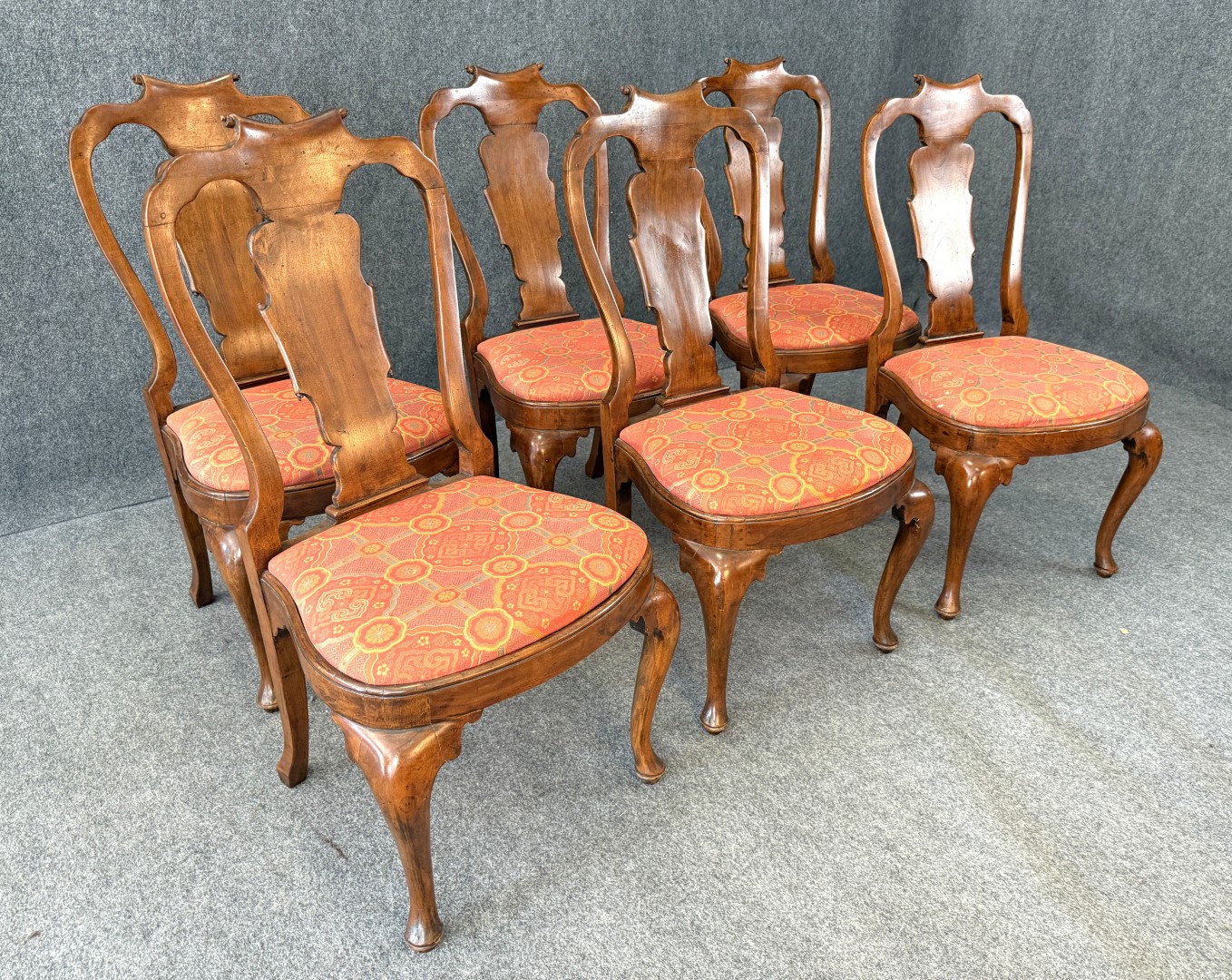 Set of 6 Antique Italian-Made Dining Chairs Set of 6 Antique Italian-Made Dining Chairs