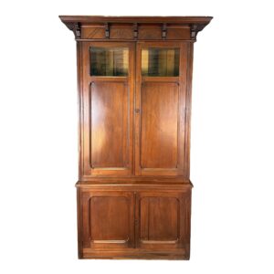 19th Century Walnut Stepback Cupboard