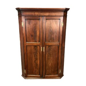 18th Century Mahogany Hanging Corner Cabinet
