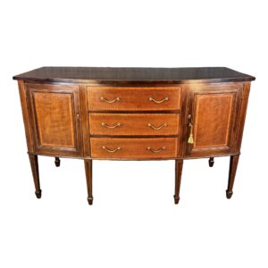 Early 1900's Banded and Inlaid Mahogany Hepplewhite Sideboard