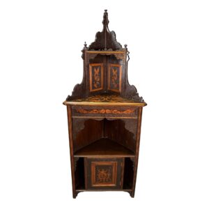 Early 19th Century Eastlake Carved Corner Etagere