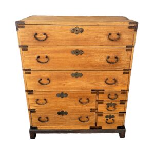 Asian 8-Drawer Chest of Drawers on Stand