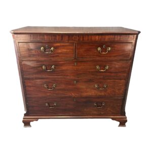 18th Century Inlaid 5-Drawer Chippendale Chest