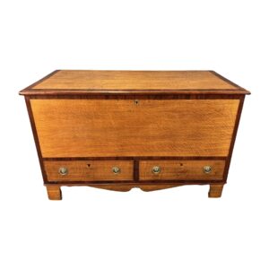 Early 19th Century Oak and Mahogany Blanket Chest