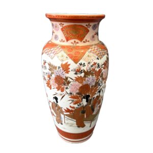 Early 1900's Japanese Style Kutani Porcelain Vase