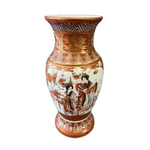 Early 1900's Japanese Style Kutani Porcelain Vase