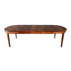 Solid Mahogany Dining Table Attributed to Craftique