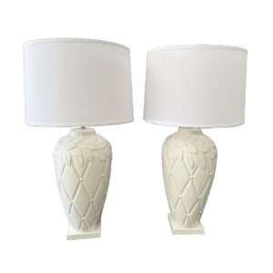 Pair of Large Regal House Accents Porcelain Lamps