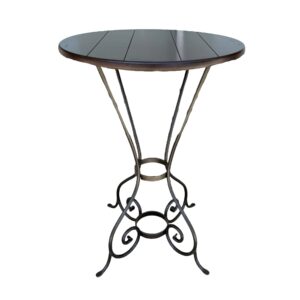New Showroom Sample Charleston Forge Round Pub Table with Iron Base
