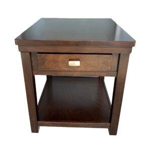Ashley Furniture Dark Brown Side Table