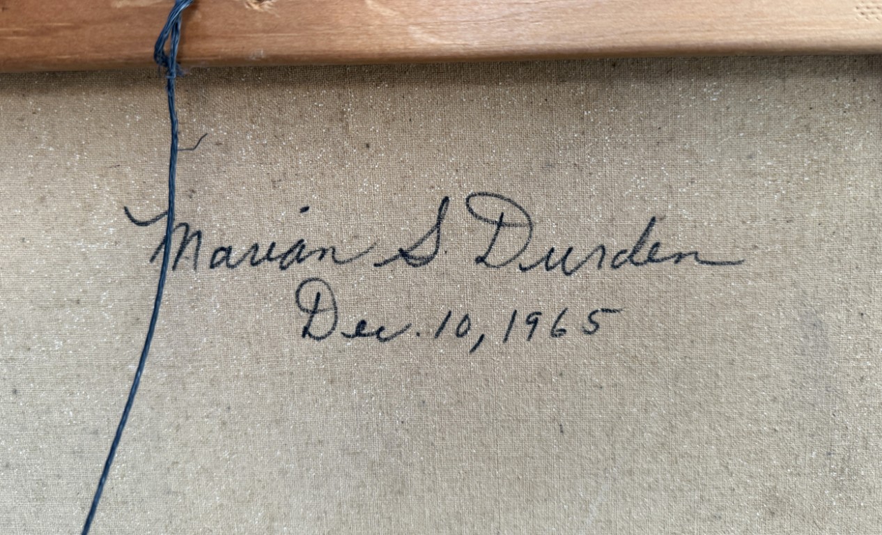 Vintage 1960s Oil on Canvas of Moonlit Beach Vintage 1960s Oil on Canvas of Moonlit Beach