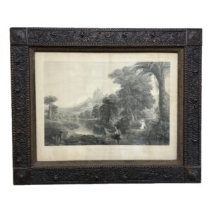 Antique c1855 Engraving of Thomas Cole's "The Voyage of Life: Youth"