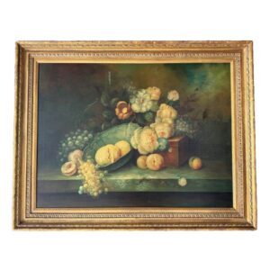 Vintage Still Life Oil on Canvas by Carl Heyden
