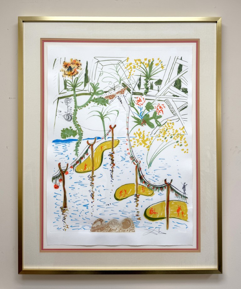 Salvador Dali Signed "Biological Garden" from Imaginations and Objects of the Future Salvador Dali Signed "Biological Garden" from Imaginations and Objects of the Future
